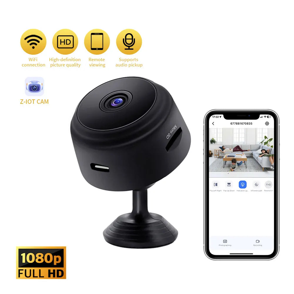 1080P HD Mini Camera Sensor Night Vision Camcorder Web Video Mini Surveillance Cameras With Wifi Surveillance Smart Life Home
